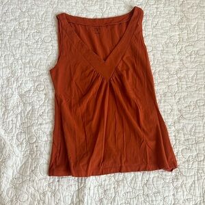 Burnt Orange LOFT Dressy Tank